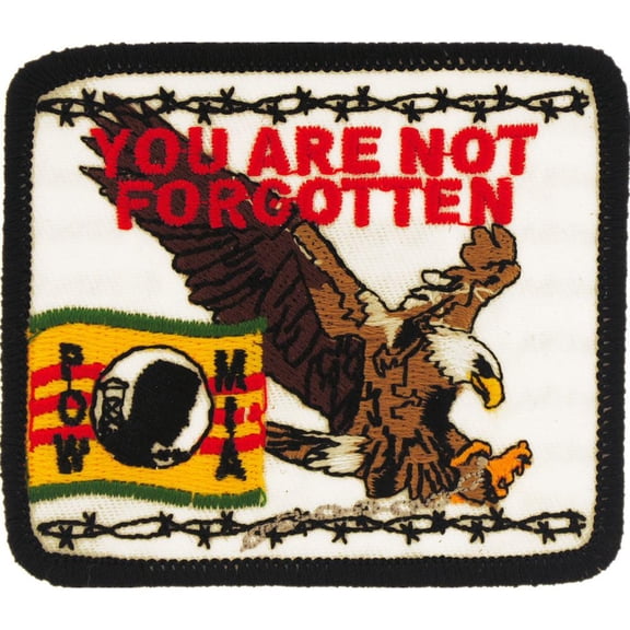 Eagle Emblems PM0394 Patch - Pow Mia, Vietnam, Not Forgotten - 3.25 in.
