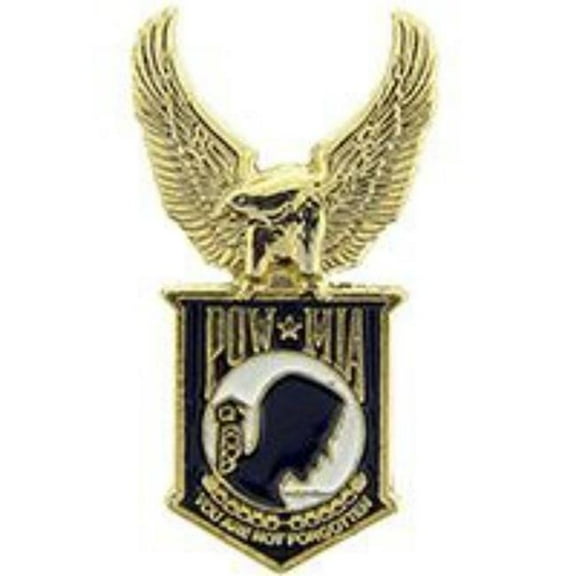Eagle Emblems P15821 Pin - Pow Mia, Eagle Wings - 1 in.