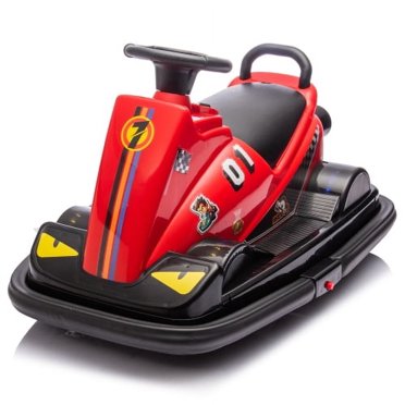 Shininglove Electric Bumper Car, 6V Ride-on Toy with Remote, Music ...