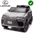 POWANLI 2 Seater 24v Ride On Truck for Kids, LEXUS LX600 Kids Car with