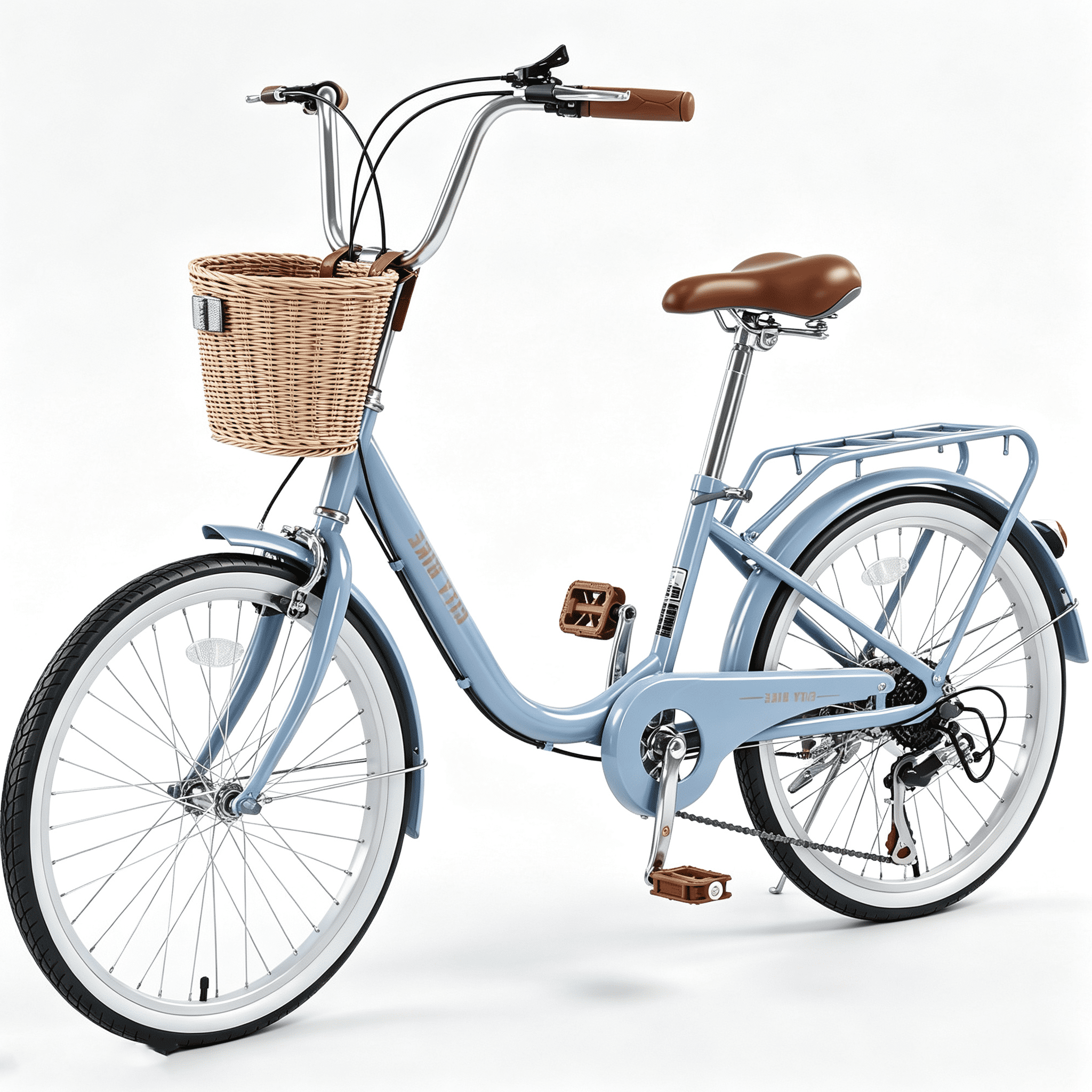 POVANLI 22 Inch Bike for aged 8-12years, 7 Speed City Bicycle With ...