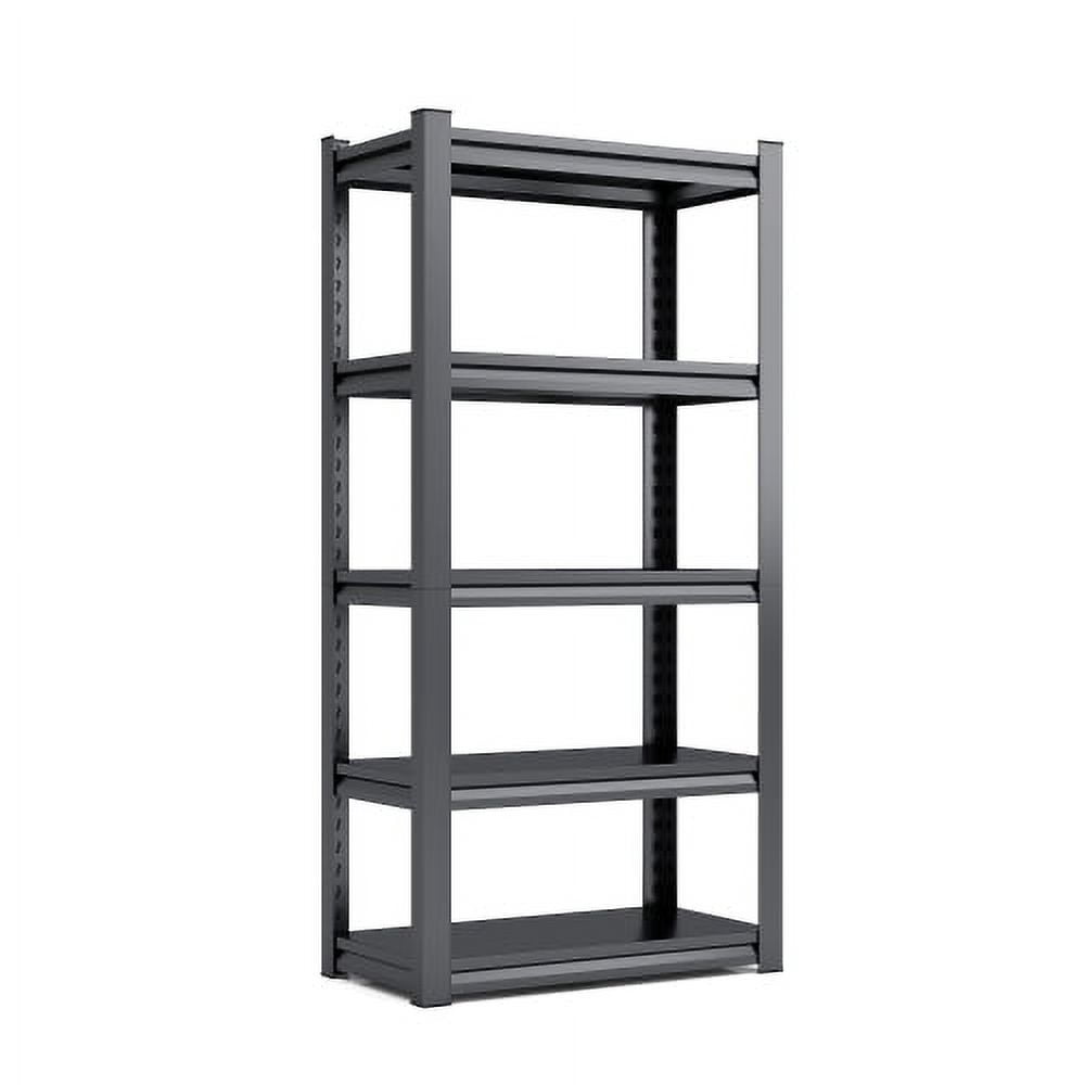 5-Tier 2000LB Storage Shelving Unit, Metal Shelf, Adjustable Storage Shelf, Garage Shelf, Metal Storage Rack for Kitchen at Walmart