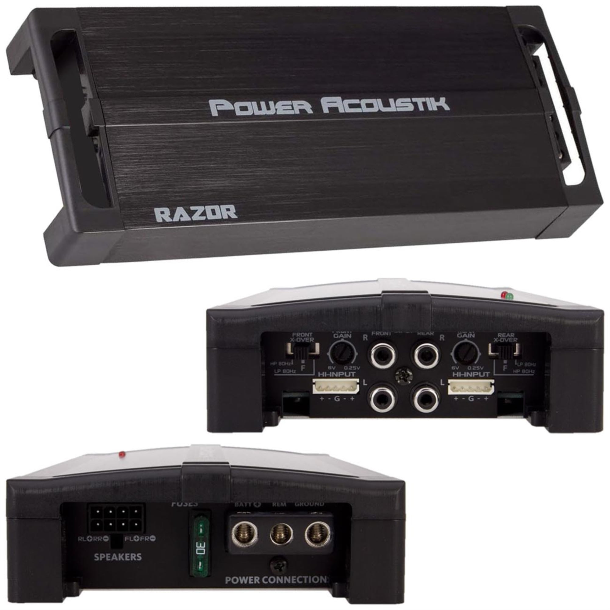 POWER ACOUSTIK RAZOR RZ4-1200D 1200W 4 Channel Car Audio Amplifier Amp RZ41200D