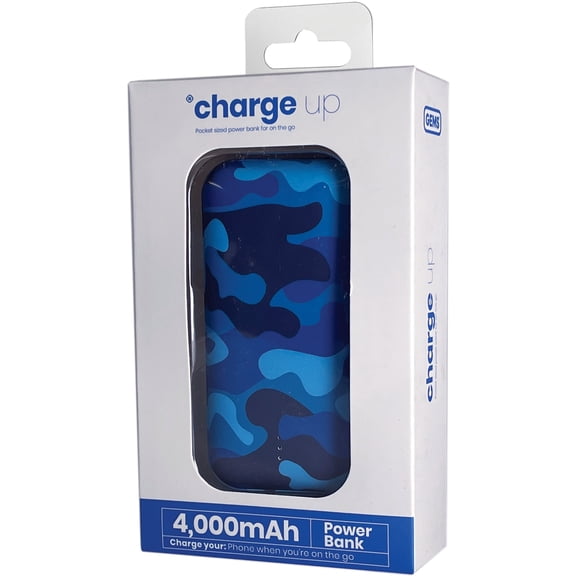 POWER BANK 4000MAH - BLUE