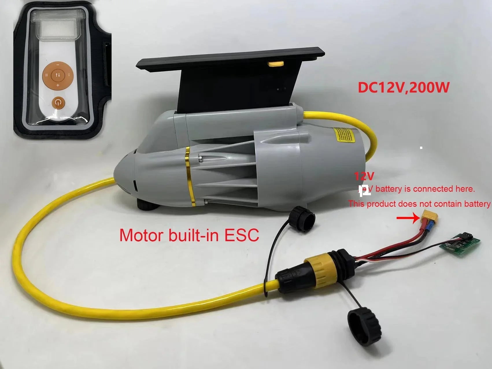 POWER FIN Electric Fins Propeller for Kayak SUP Surfboard Canoes Paddle Board Electric Motor