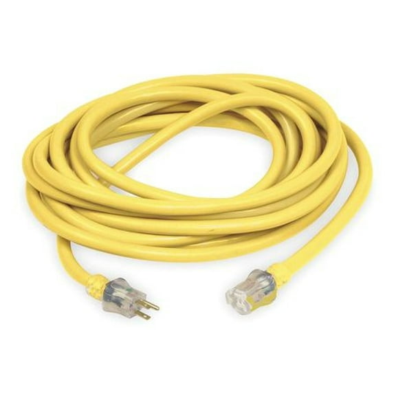 POWER FIRST 1XUP8 50 ft. 10/3 Lighted Extension Cord SJTW