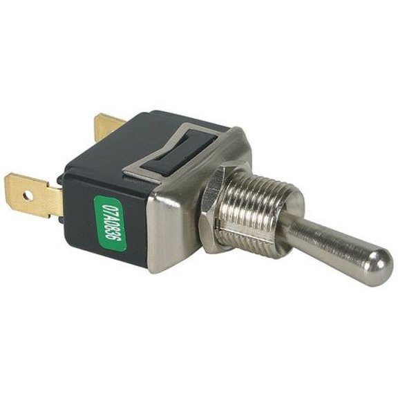 POWER FIRST 2VLT7 Toggle Switch,SPST,15A @ 277V,QuikConnct