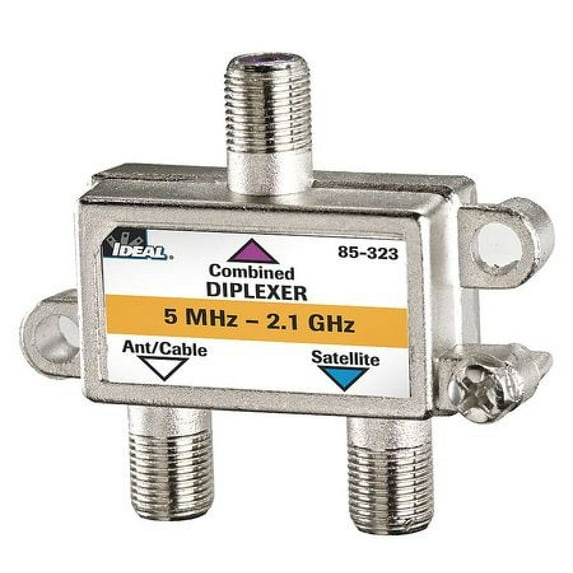POWER FIRST 4LWZ6 Cable Splitter,Diplexer,F-Type,2.1 GHz