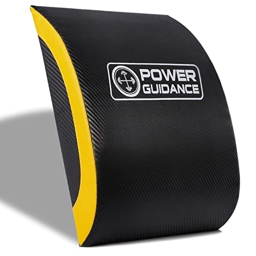 POWER GUIDANCE Sit-Up Pad, Ab Exercise Mat, Abdominal & Core Trainer for Indoor Ab Workouts - Polyvinyl Chloride
