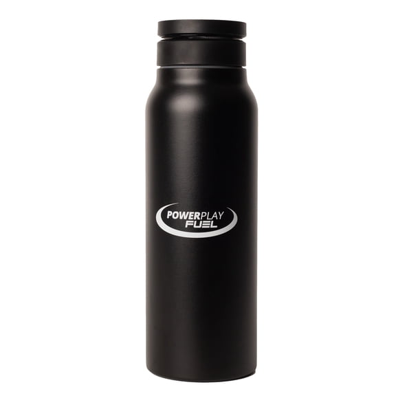 POWER PLAY FUEL 24ozMAG Safe Stainless Steel Water Bottle, Black