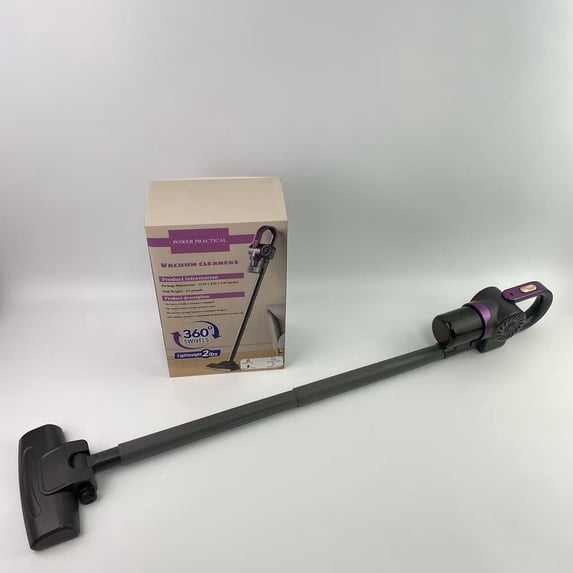 POWER PRACTICAL vacuum cleaners,Swivel Cordless Sweeper,Floor Cordless Sweeper, 360 Direction, Hard Floor Sweeper Roller Sweeper for Home Crumbs pet Hair