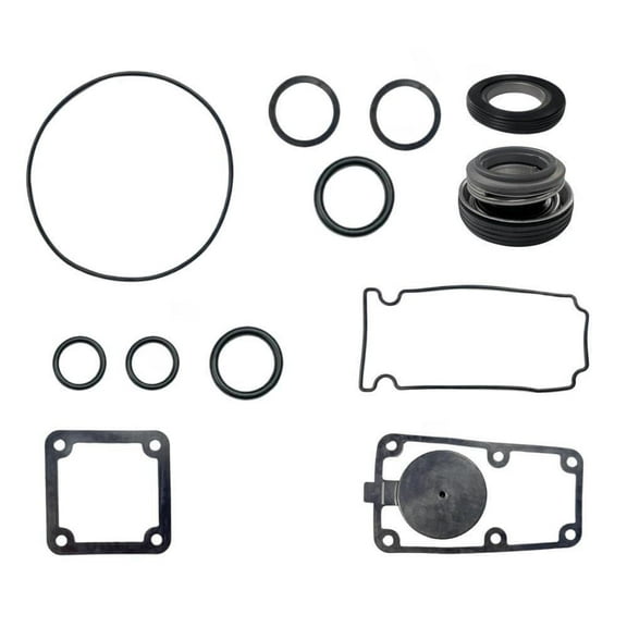 POWER PRODUCTS 12PCS Pump Gasket O-Ring Heavy Duty Mechanical Shaft Seal Repair Kit for PREDATOR 3 in. 301cc Full-Trash Water Pump 23000GPH 56718 for Honda 3" in. 270cc Full Trash Pump WT30XK4A