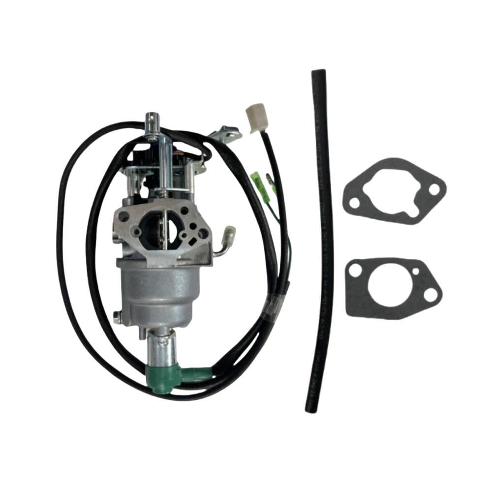 POWER PRODUCTS Carburetor with gaskets and fuel line--Compatible Replacement for PREDATOR Open Frame Inverter Generators 8750W Surge / 7000W Running (SKU# 71340, 59190)