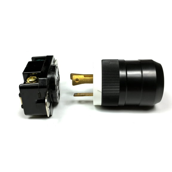 POWER PRODUCTS NEMA L5-30P L5-30R 30A 125V Twist Lock Electrical Plug Connector Male/Female UL
