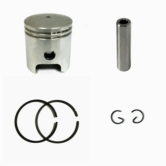POWER PRODUCTS Piston Kit with Rings Pin Clip for 2HP 2-Stroke 2-Cycle 72cc 47mm Gas Generator (72cc)