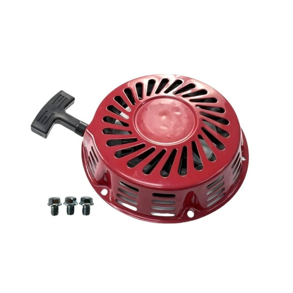 POWER PRODUCTS Recoil Starter with Handle & Bolts -- Compatible Replacement for PREDATOR Inverter Generators 9500-Watt Surge / 7600-Watt Running (SKU# 71365, 59188)