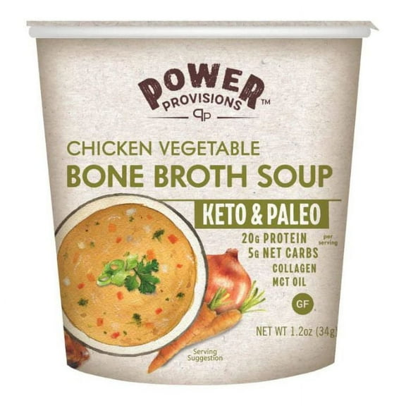 POWER PROVISIONS SOUP BONE BRTH CHKN VEGE 1.2 OZ - Pack of 6