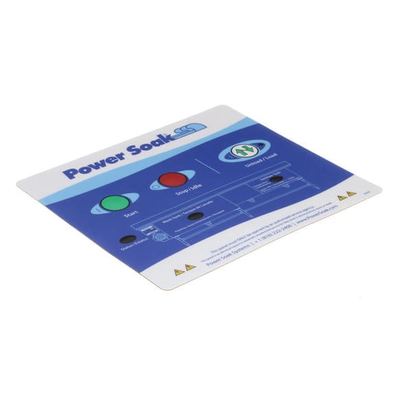 Power Soak Systems 33507 Ps-225 Overlay Control Panel