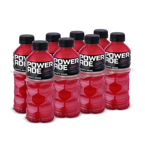 POWERADE Bottles, Fruit Punch, 20 Fl Oz, Case Of 24 Bottles