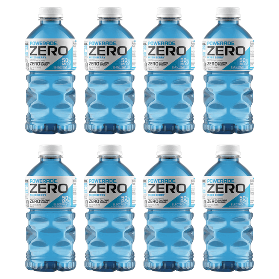 POWERADE Electrolyte Enhanced Fruit Punch Sport Drink, 28 fl oz, (Pack of 8)