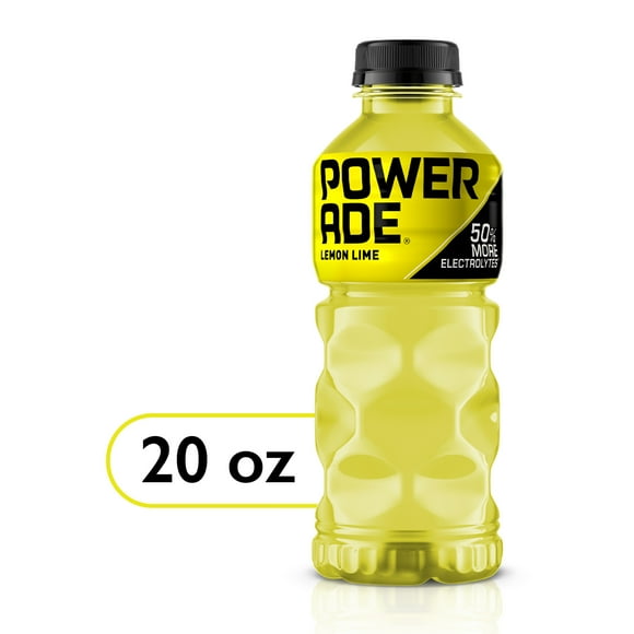 POWERADE Electrolyte Enhanced Lemon Lime Sport Drink, 20 fl oz, Bottle