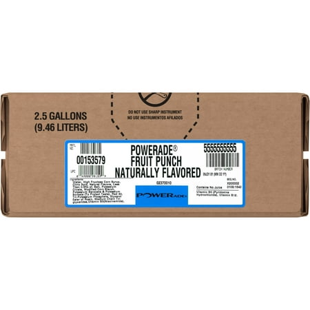 POWERADE Fruit Punch Bag in box, 2.5 Gallons