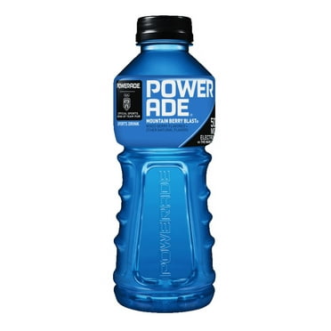 POWERADE Mountain Berry Blast, ION4 Electrolyte Enhanced Fruit Flavored Sports Drink, 20 fl oz, 1 single Bottle count.