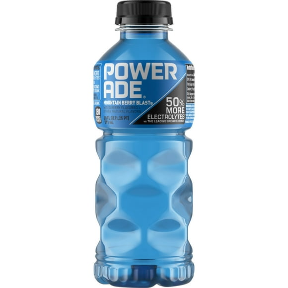 POWERADE Mountain Berry Blast Electrolyte Sports Drink, 20 fl oz Bottle