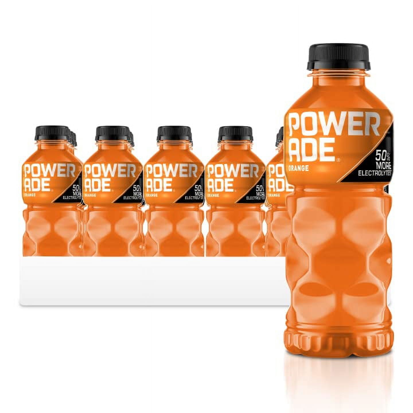 Evaluate The Sports Drinks Company Powerade On Natural Flavors POWERADE Orange Sports Drink, 20 Fl Oz, Case of 24, Enhanced with