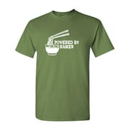 GOODER DEALS POWERED BY RAMEN - funny college food nerd - Mens Cotton T-Shirt