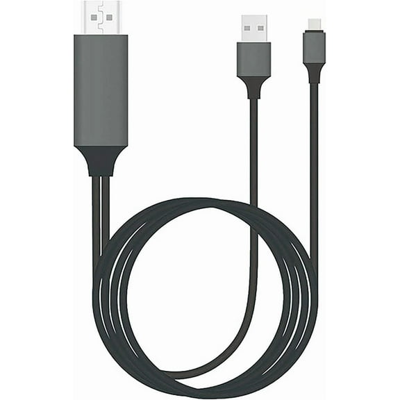 POWERED USB-C 4k HDMI Cable Compatible with Google Pixel 9/8/7/6/5/Pro/XL/Fold/8a/7a/6a/5a/5G plus USB Charging at Max 2160p@60Hz, 6Ft/2M Cable [Thunderbolt]