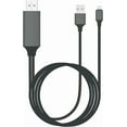 thumbnail image 1 of POWERED USB-C 4k HDMI Cable Compatible with Samsung Galaxy Z Fold4/Flip4/Fold3/Flip3 5G plus USB Charging at Max 2160p@60Hz, 6Ft/2M Cable [Thunderbolt], 1 of 8
