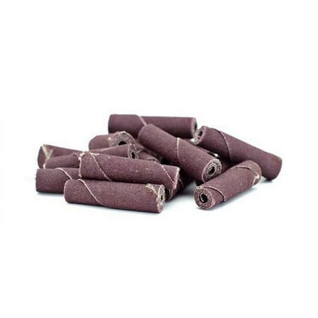 POWERHOUSE 3/8 in OD 120 Grit Straight Sandpaper Cartridge Roll 50 pc P/N 351495