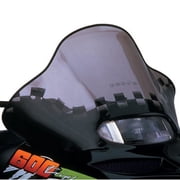 Powermadd Cobra Snowmobile Windshield 16.5" Mid Height Tinted with Black Checker Graphics Polycarbonate for Arctic Cat 12530