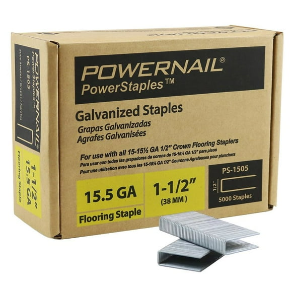 POWERNAIL 15.5-Gauge 1.5-Inch Flooring Staples | PS1505