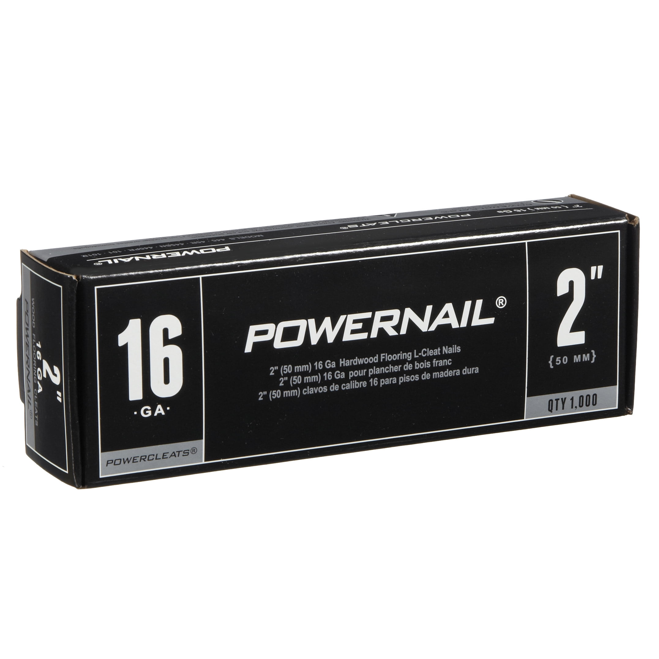 POWERNAIL 16Gauge 2Inch LStyle Flooring Cleat Nail L20016