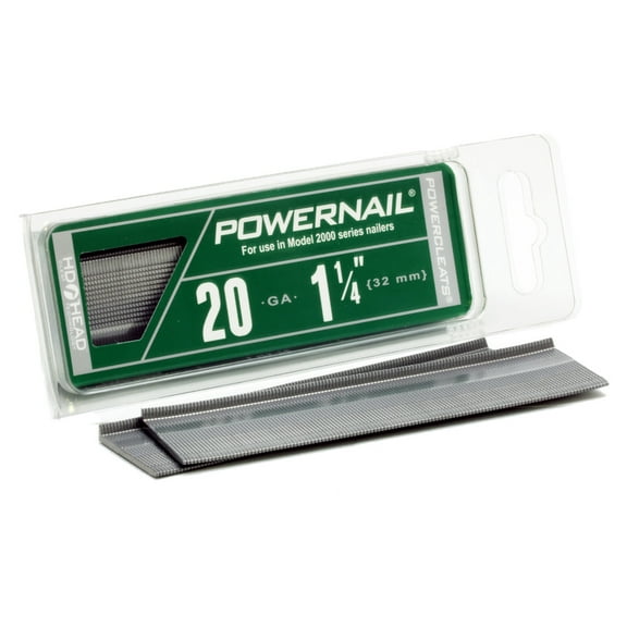 POWERNAIL 20-Gauge 1.25-Inch L-Type Flooring Cleat Nail |L12520