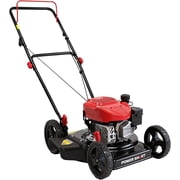 POWERSMART 18 Gas Push Lawn Mower with 144cc 4-Cycle OHV Engine,2-in-1 with Mulch and Side-Discharge, 5-Position Height