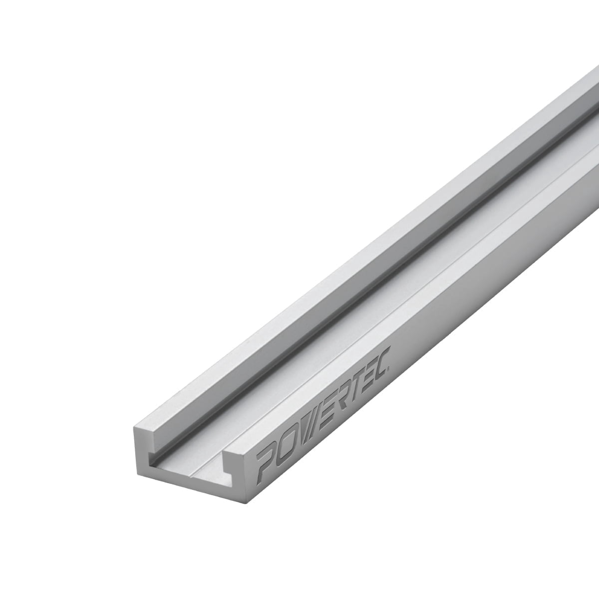 POWERTEC 1PK 48" Miter T Track for Router Table, Works With Table Saw Sled, Miter Gauge, Featherboard, Miter Bar, and other T Track Accessories for woodworking (71167)
