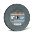 thumbnail image 1 of POWERTEC 100Grit Bench and Pedestal Grinding Wheels, 6 Inch x 3/4 Inch, 1/2 Arbor, Aluminum Oxide Bench Grinder Wheel for Bench Grinder (15519), 1 of 6