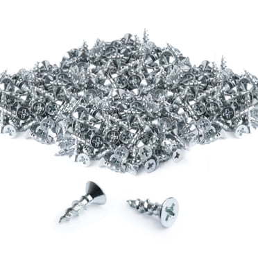 Lexar Industrial #10 X 1-1/2" Phillips Flat Head Wood Screws – Zinc Plated Steel (700 Pack)