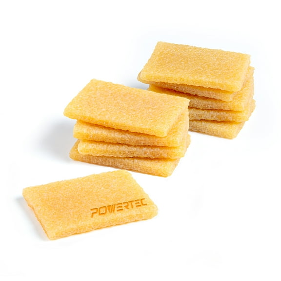 POWERTEC 10PK Abrasive Belt Cleaner for Sanding Belts, Discs & Sandpapers, Natural Rubber Eraser Abrasive Cleaning Blocks for Sanders, Skateboards, Shoes, Pickleball Paddle, Grip Tapes (71895-P2)
