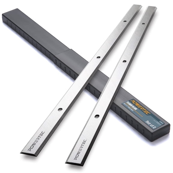 POWERTEC 2PK 12-1/2 Inch Planer Blades for Delta TP305, WEN 6550, Craftsman 21758, CMEW320, Grizzly G0663, Porter Cable PC305TP, POWERTEC PL1252 Planer Replacement and For More Models, 12803