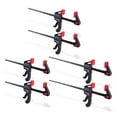 thumbnail image 1 of POWERTEC 12", 24" and 36" Bar Clamps with Spreader, Trigger Clamps for Woodworking, One-Handed Carpenter Quick Clamp Sets for Gluing, Wood Clamps for Woodworking Tools, 6PK, 71789, 1 of 8