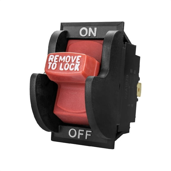 POWERTEC 120V/230V Dual Voltage On/Off Safety Toggle Switch for Power Tools, Fits Table Saw, Router Table, Drill Press, Bench Saw, Band Saw, Dust Collectors & Other Electrical Equipment, 71353