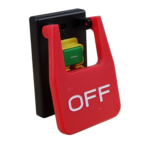 POWERTEC 120V Magnetic Paddle Switch, 1/2 HP, fits Table Saw, Router Table, Drill Press, Bench Saw, Band Saw (71054)