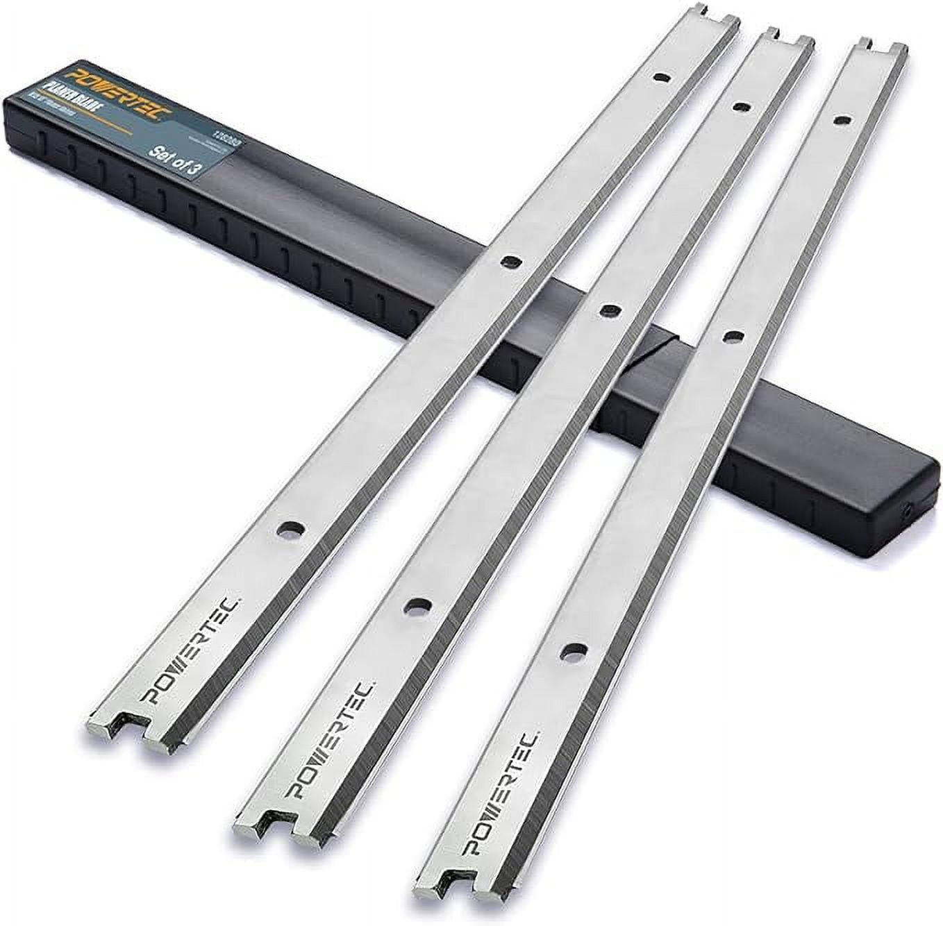 POWERTEC 128281 13 Inch HSS Replacement Planer Blades for the Ridgid