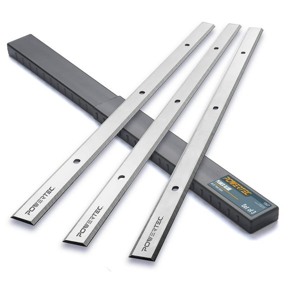 POWERTEC 13 Inch Planer Blades for Delta 22-580, 22-549, 22-555, 22-590, 22-591 Planer, Set of 3 (12827)