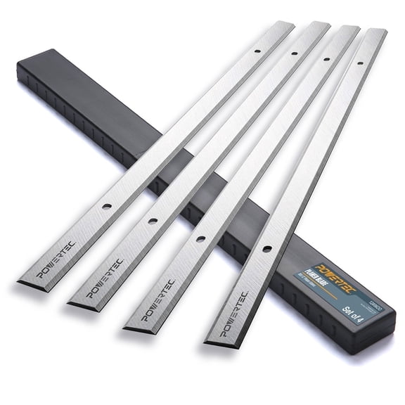 POWERTEC 13 Inch Planer Blades for Ryobi AP1300 Planer, Replacement for 6660664, 290202-000 Planer Knives, Set of 4, 12806DD
