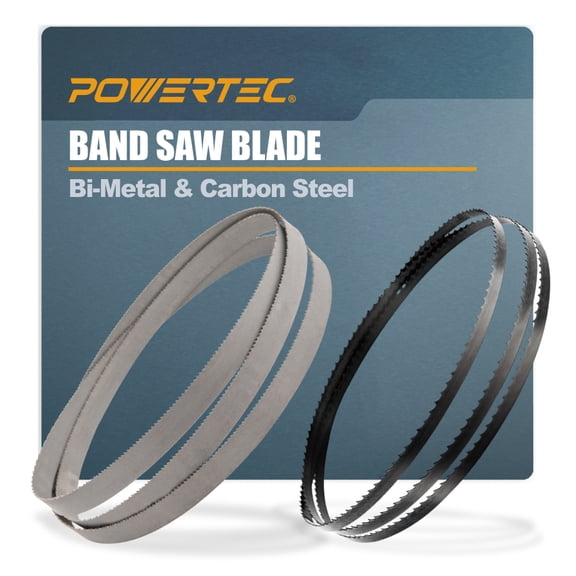 POWERTEC 13701 59-1/2" Band Saw Blade Assortment, 2 PK